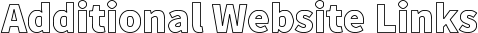 Additional Website Links